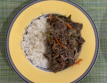 소불고기 덮밥